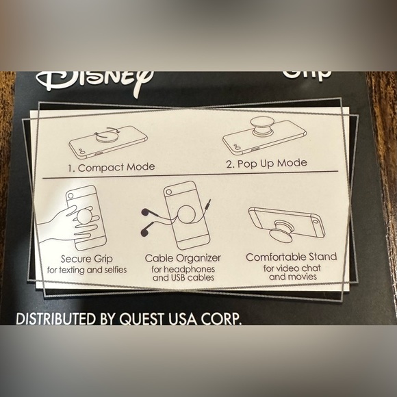 Disney Spinpop Little Mermaid Ariel Phone Grip NWT - Picture 3 of 3